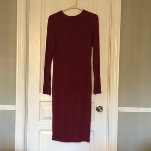 Burgundy Maxi Dress